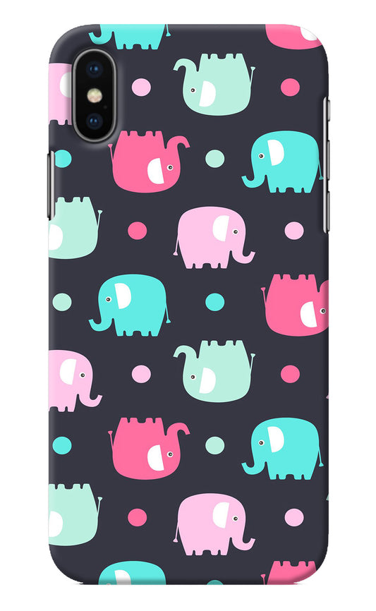 Elephants iPhone X Back Cover