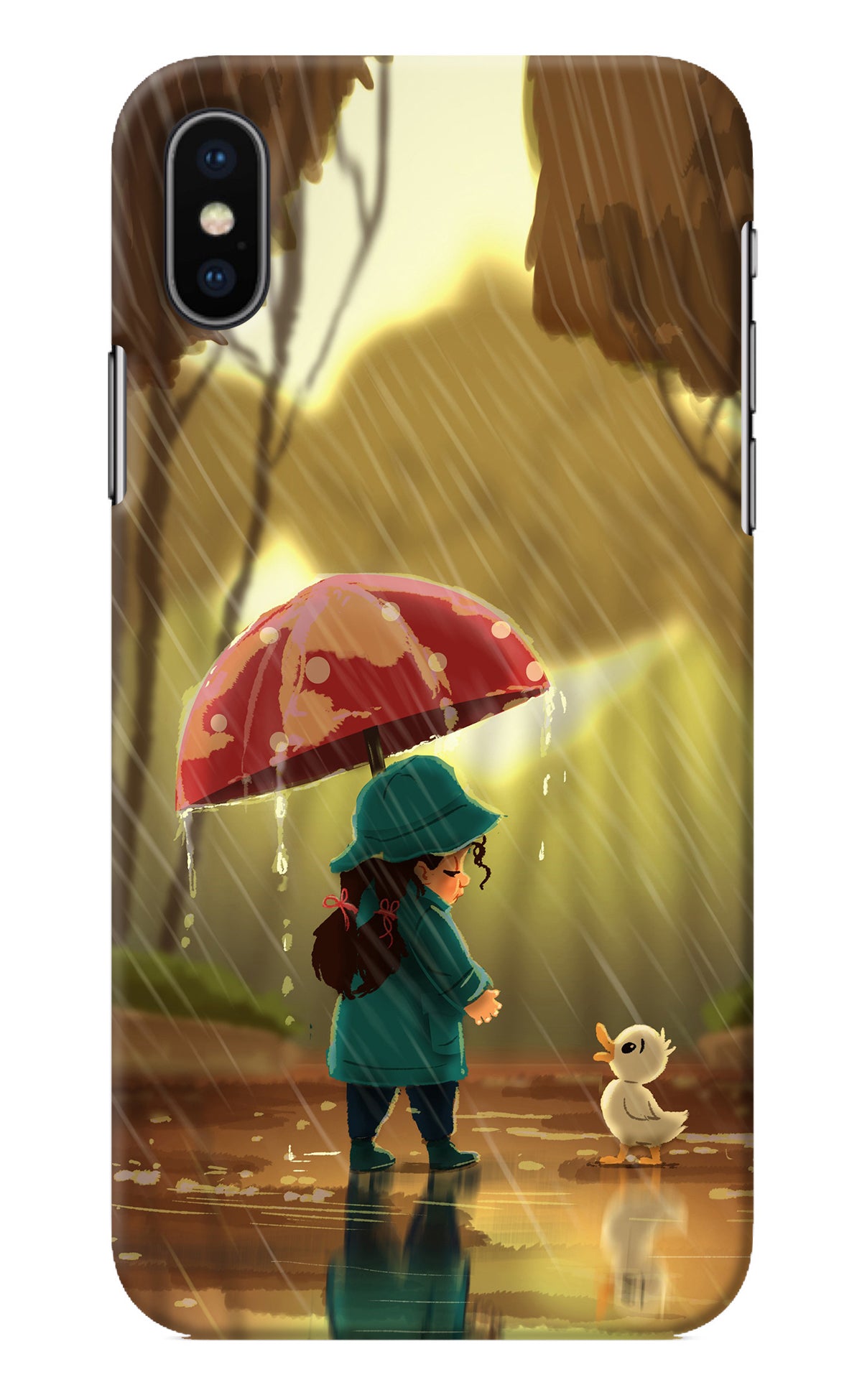 Rainy Day iPhone X Back Cover