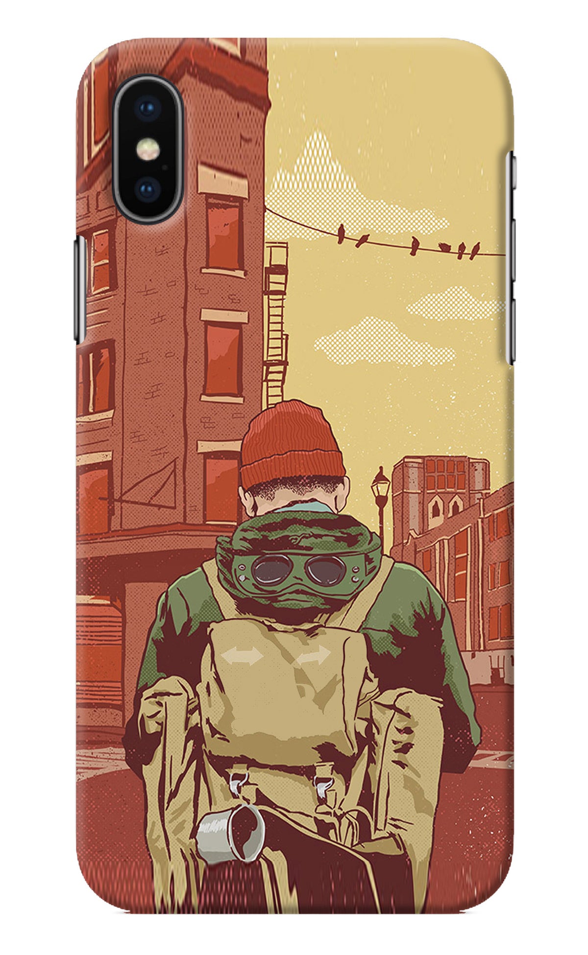 Adventurous iPhone X Back Cover