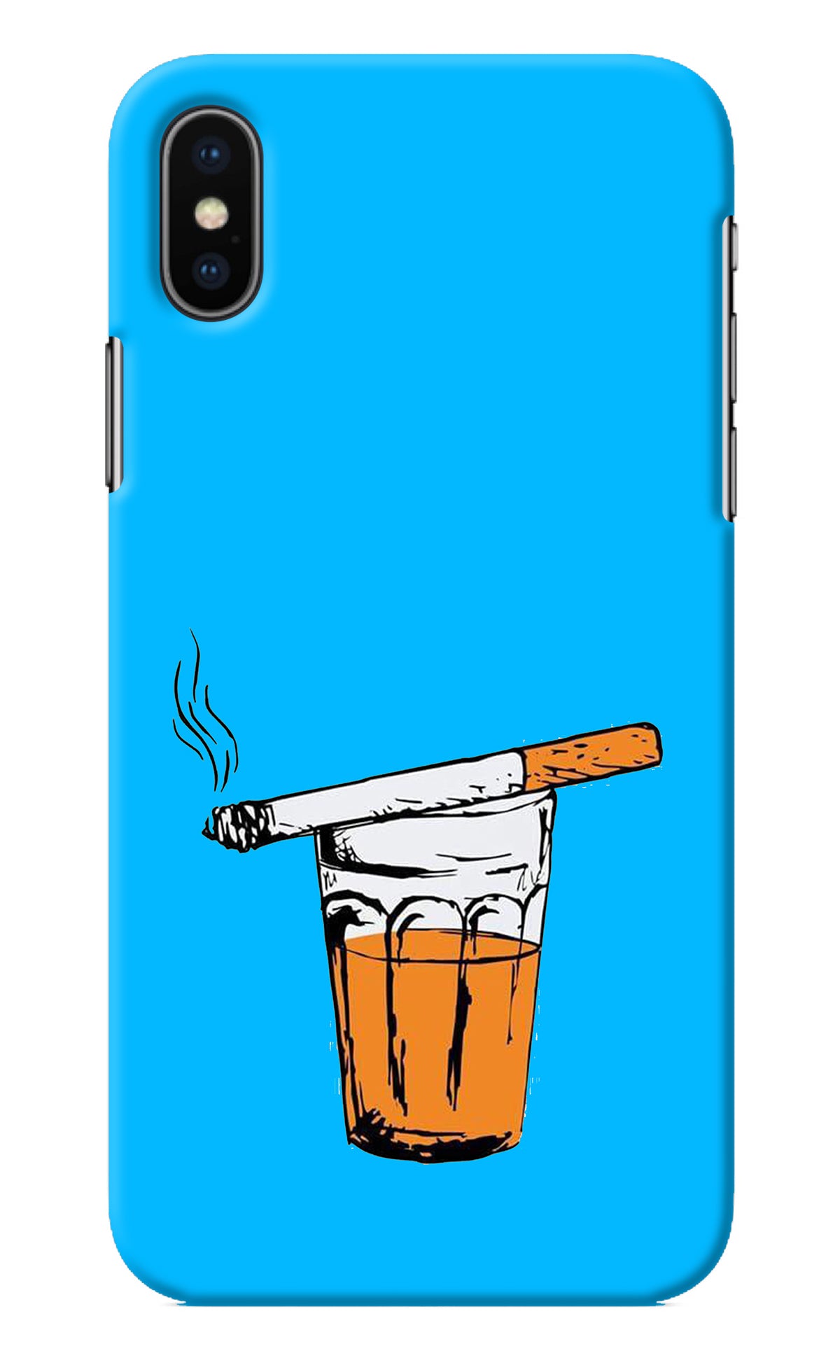 Chai Sutta iPhone X Back Cover