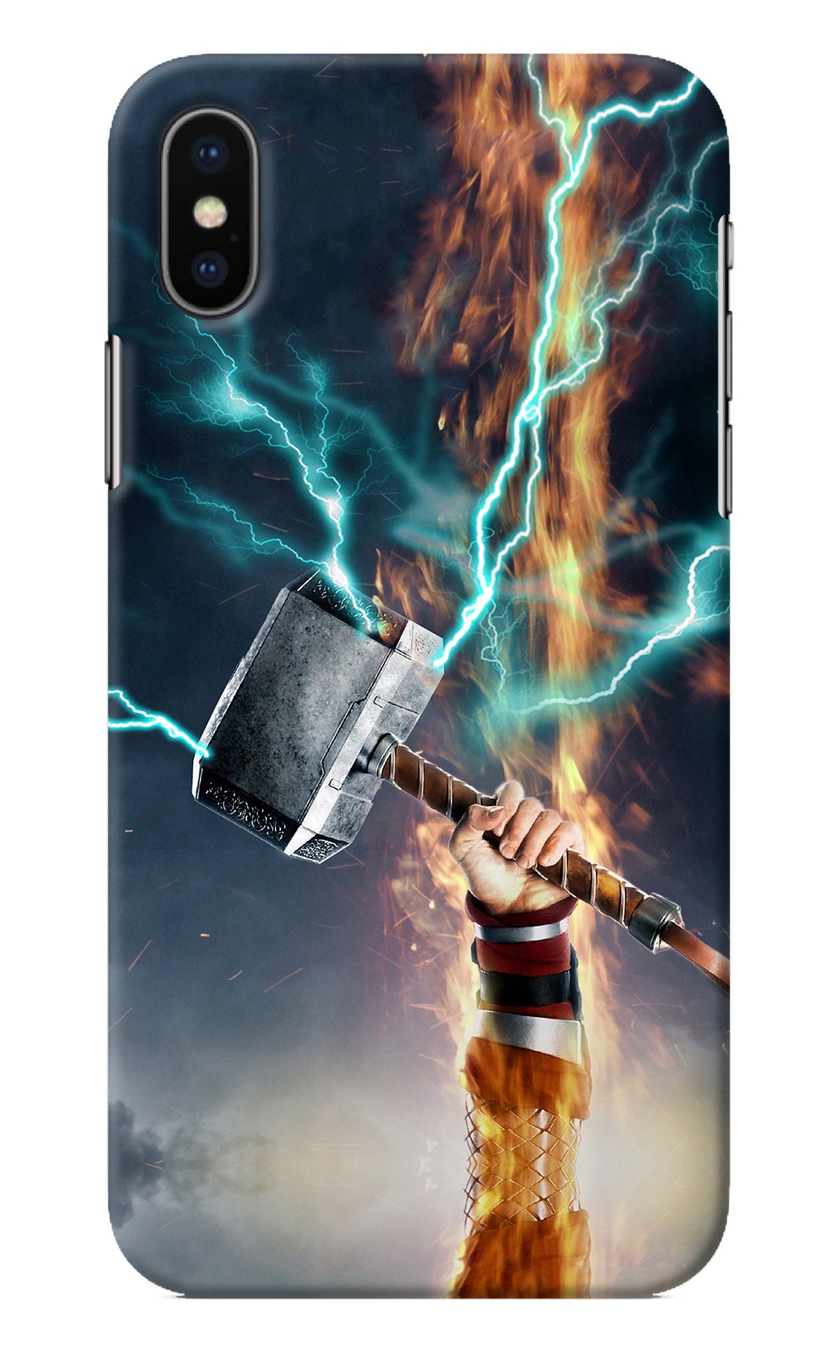 Thor Hammer Mjolnir iPhone X Back Cover