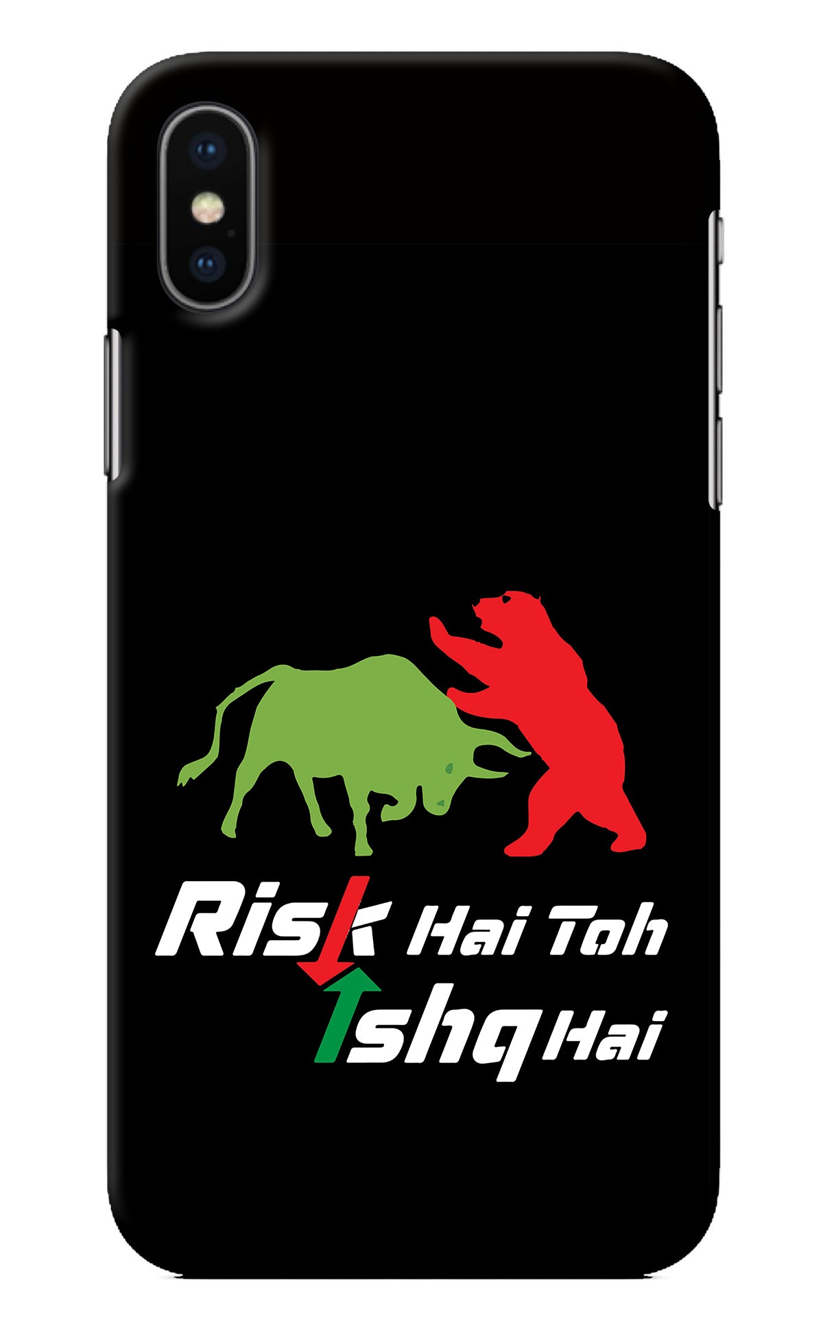 Risk Hai Toh Ishq Hai iPhone X Back Cover