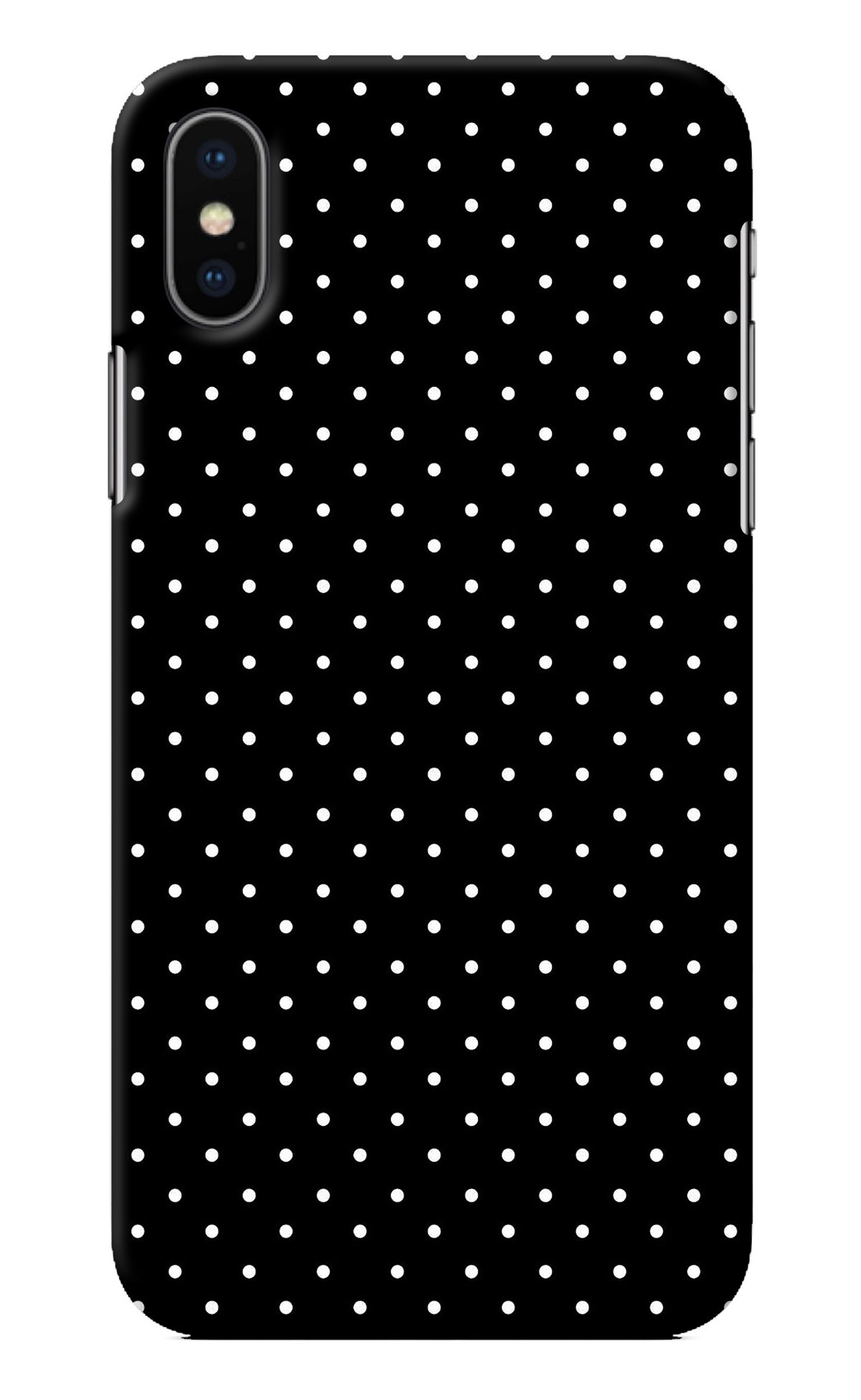 White Dots iPhone X Back Cover