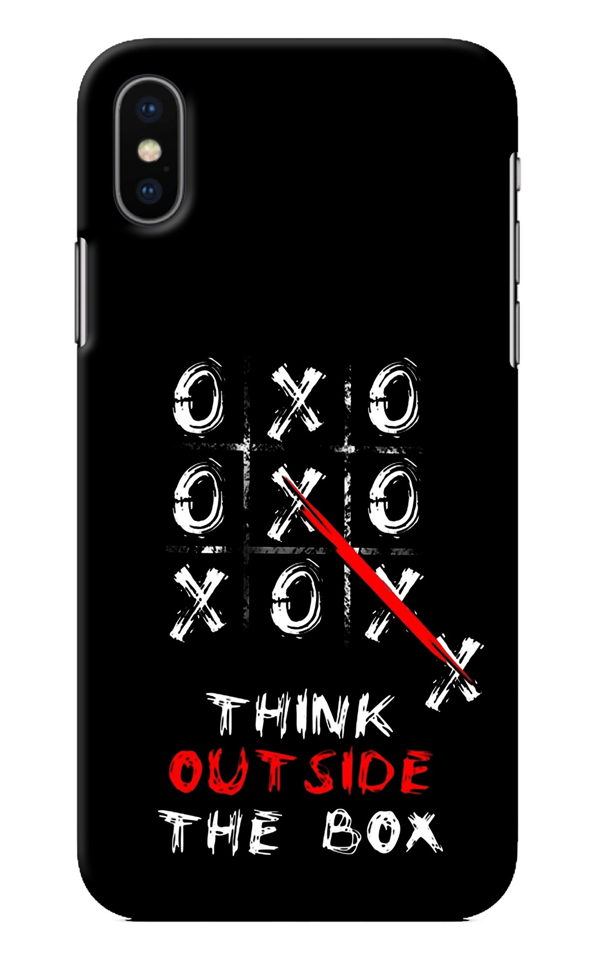 Think out of the BOX iPhone X Back Cover