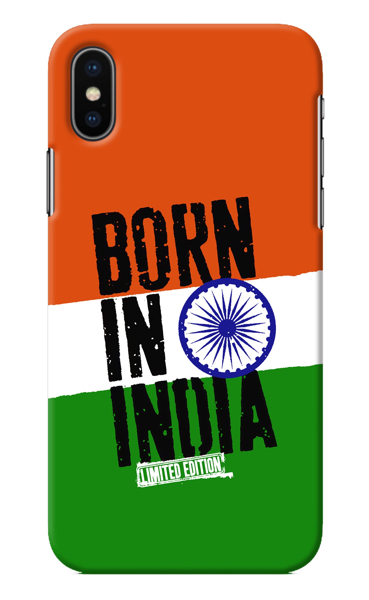 Born in India iPhone X Back Cover