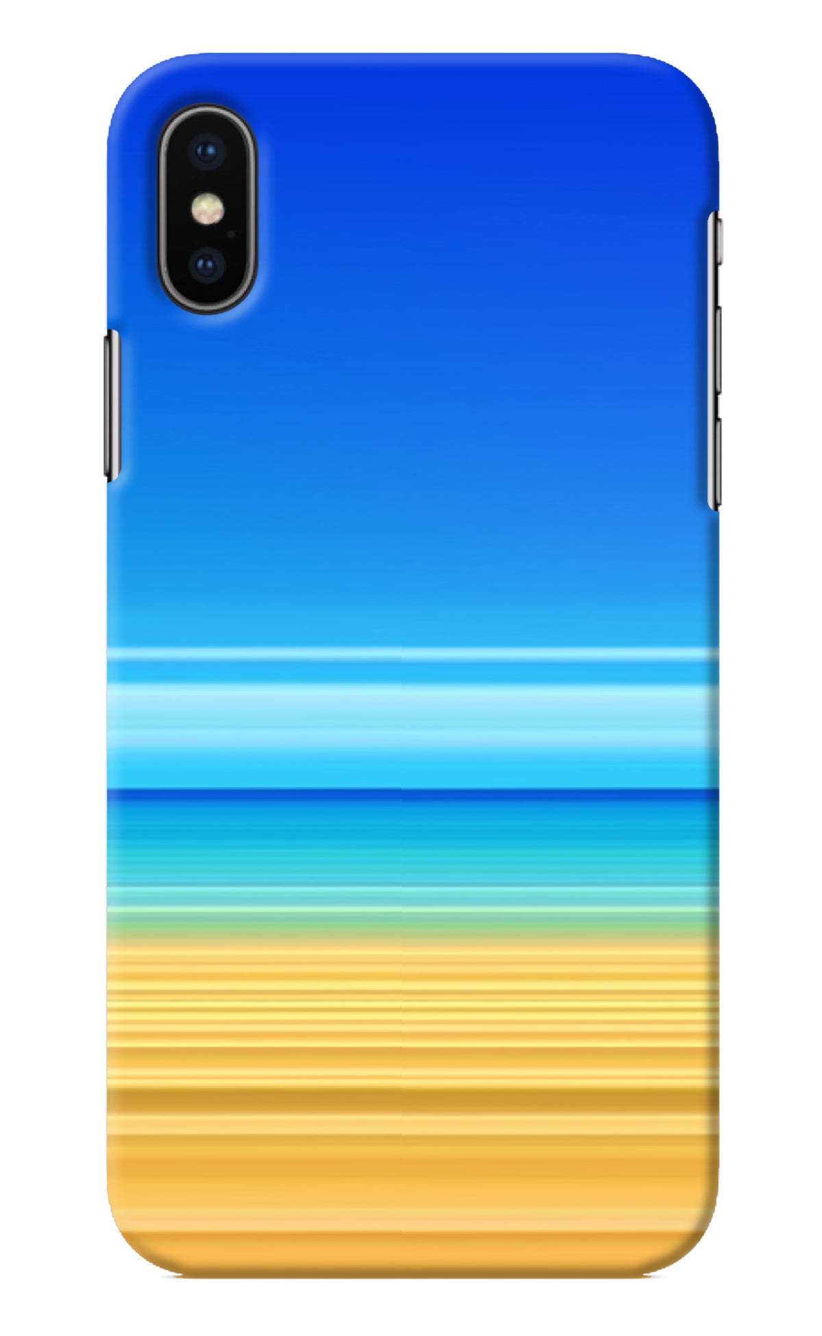 Beach Art iPhone X Back Cover