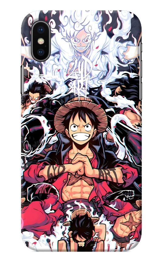One Piece Anime iPhone X Back Cover