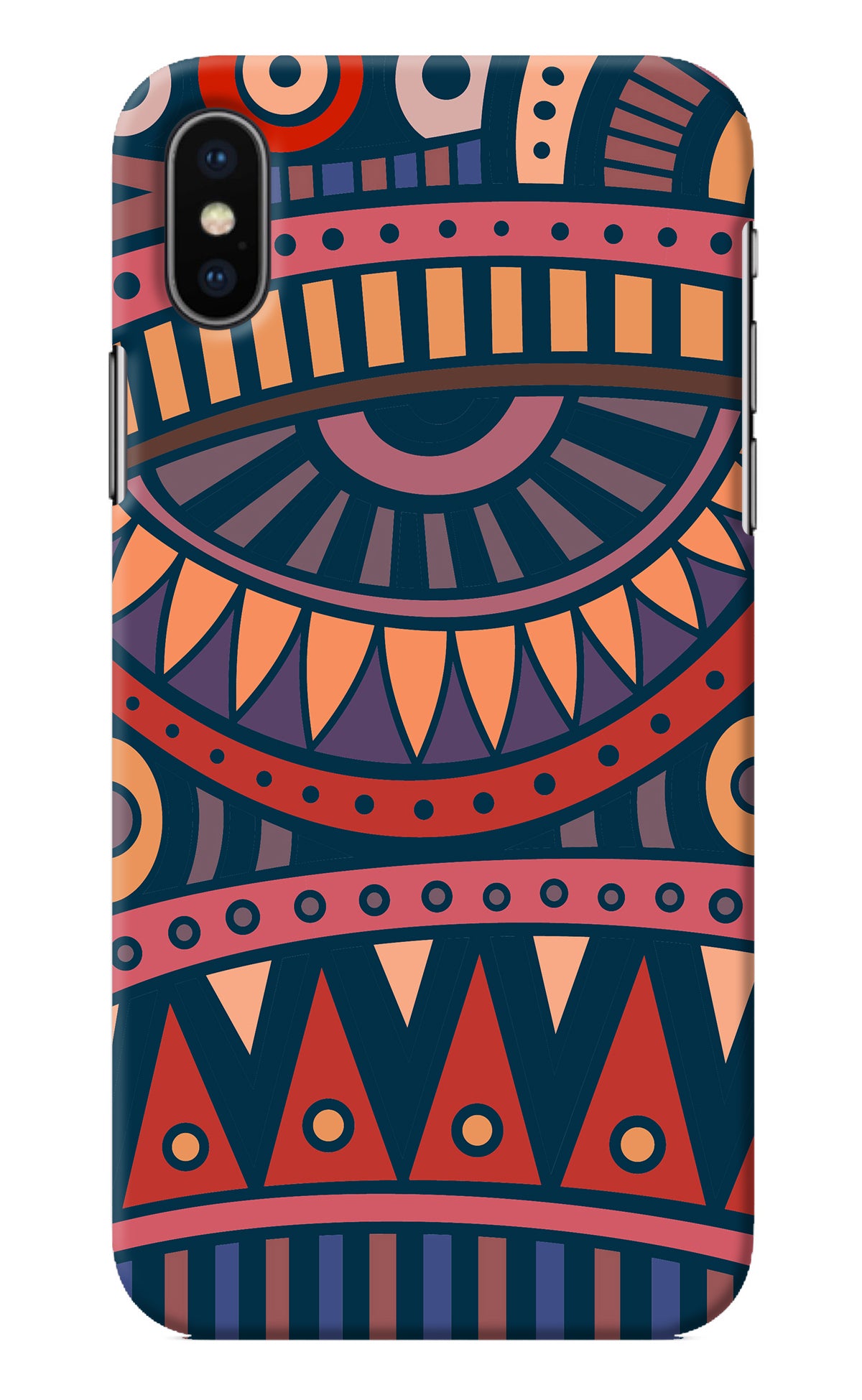 African Culture Design iPhone X Back Cover