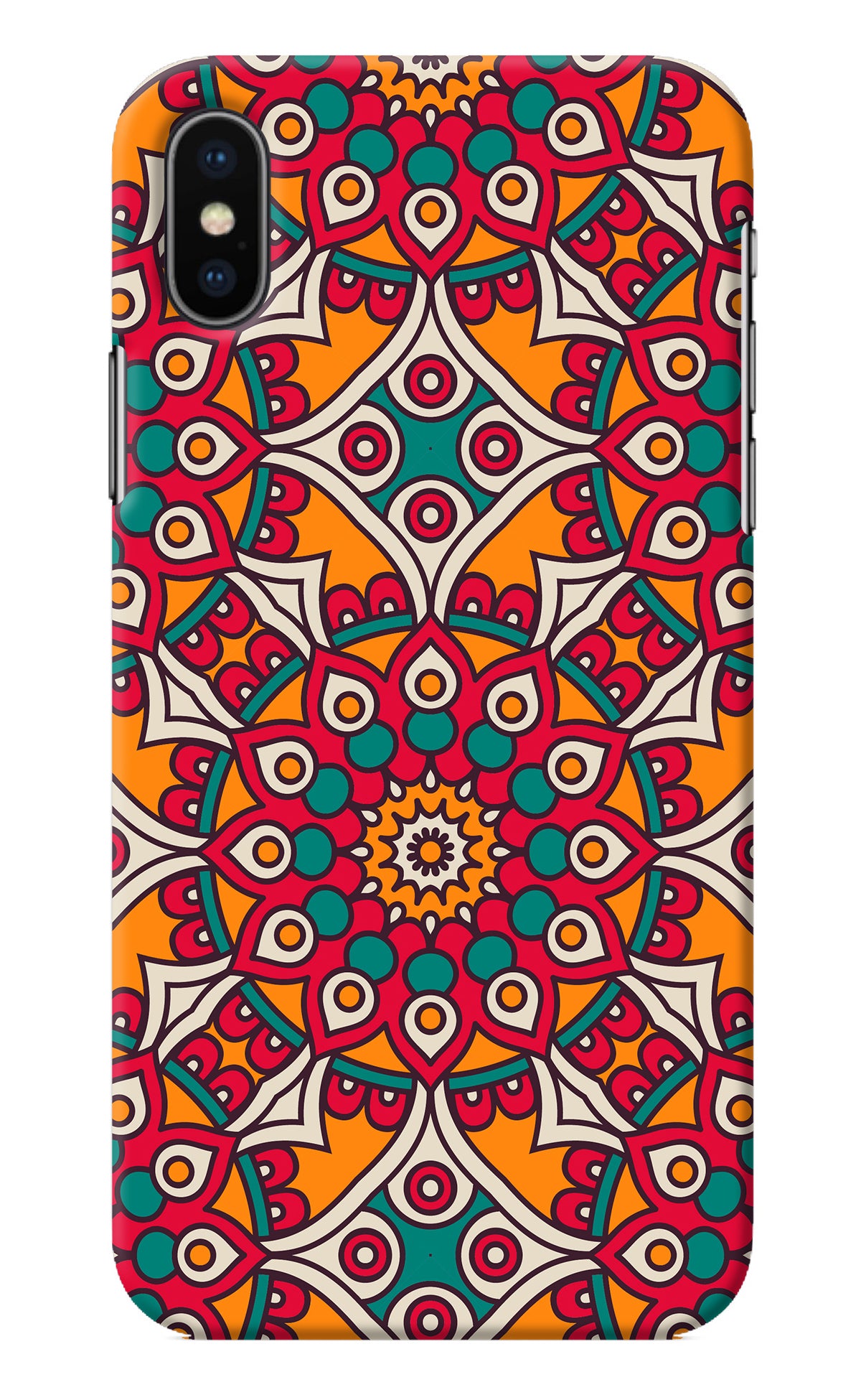 Mandala Art iPhone X Back Cover