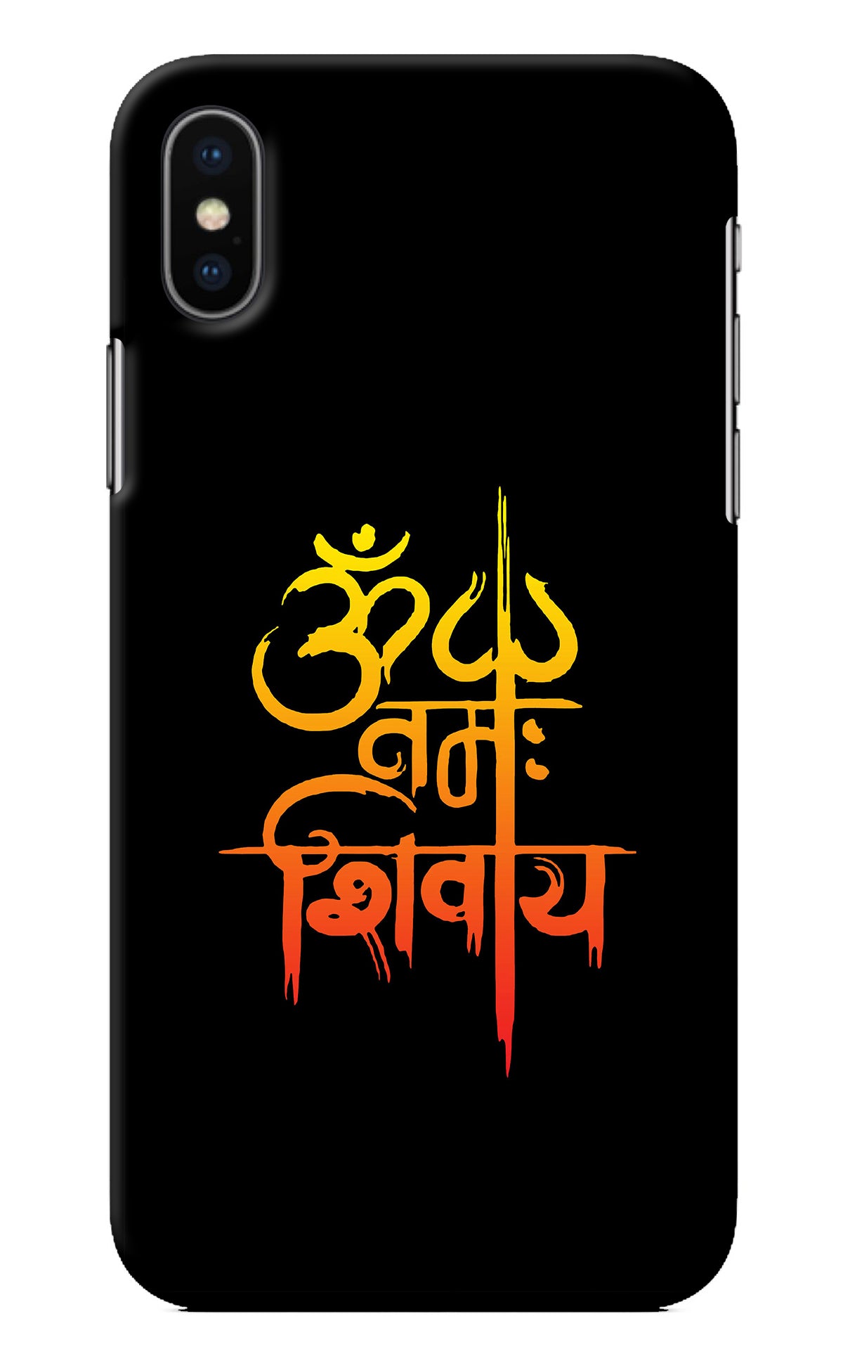 Om Namah Shivay iPhone X Back Cover