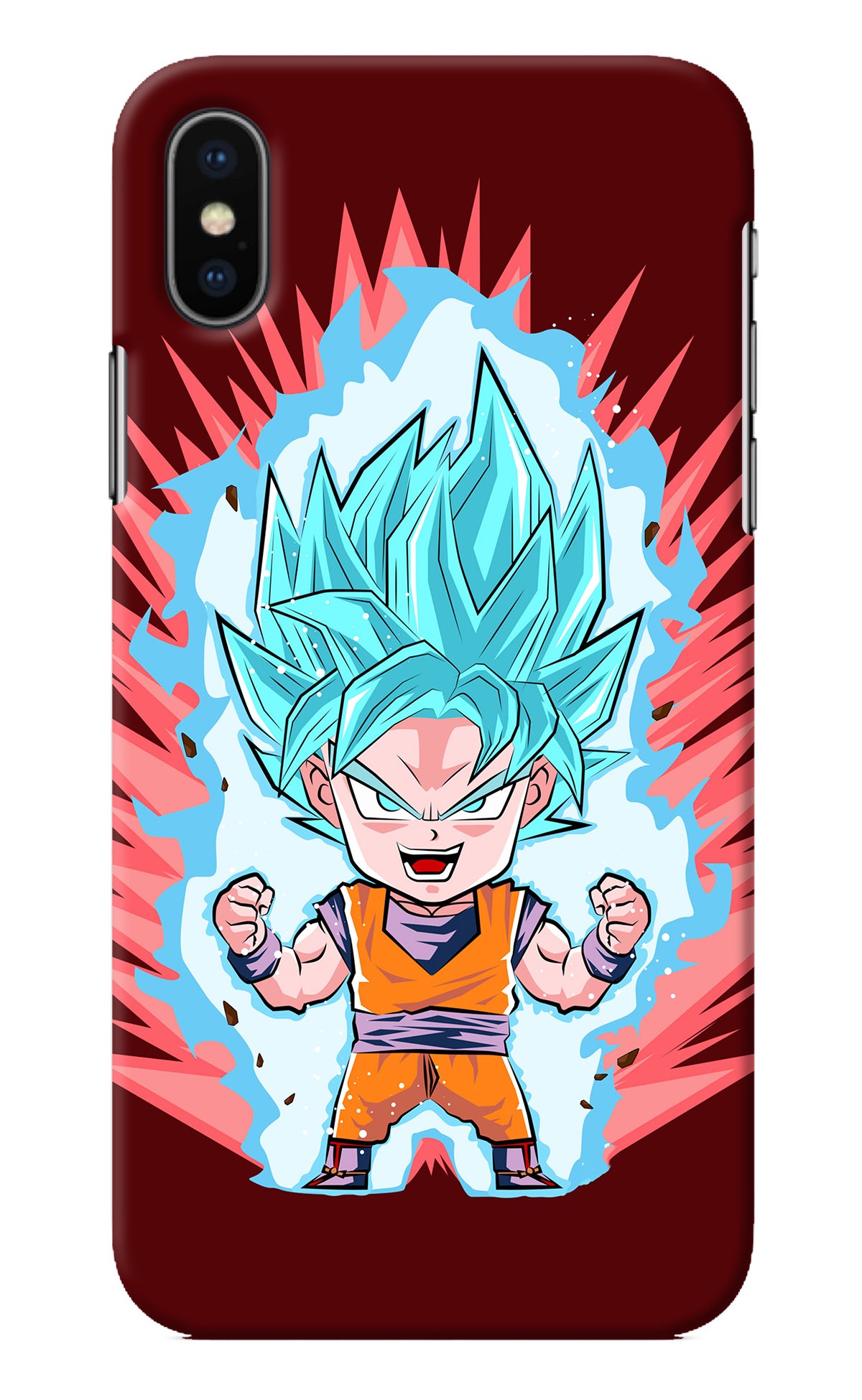 Goku Little iPhone X Back Cover