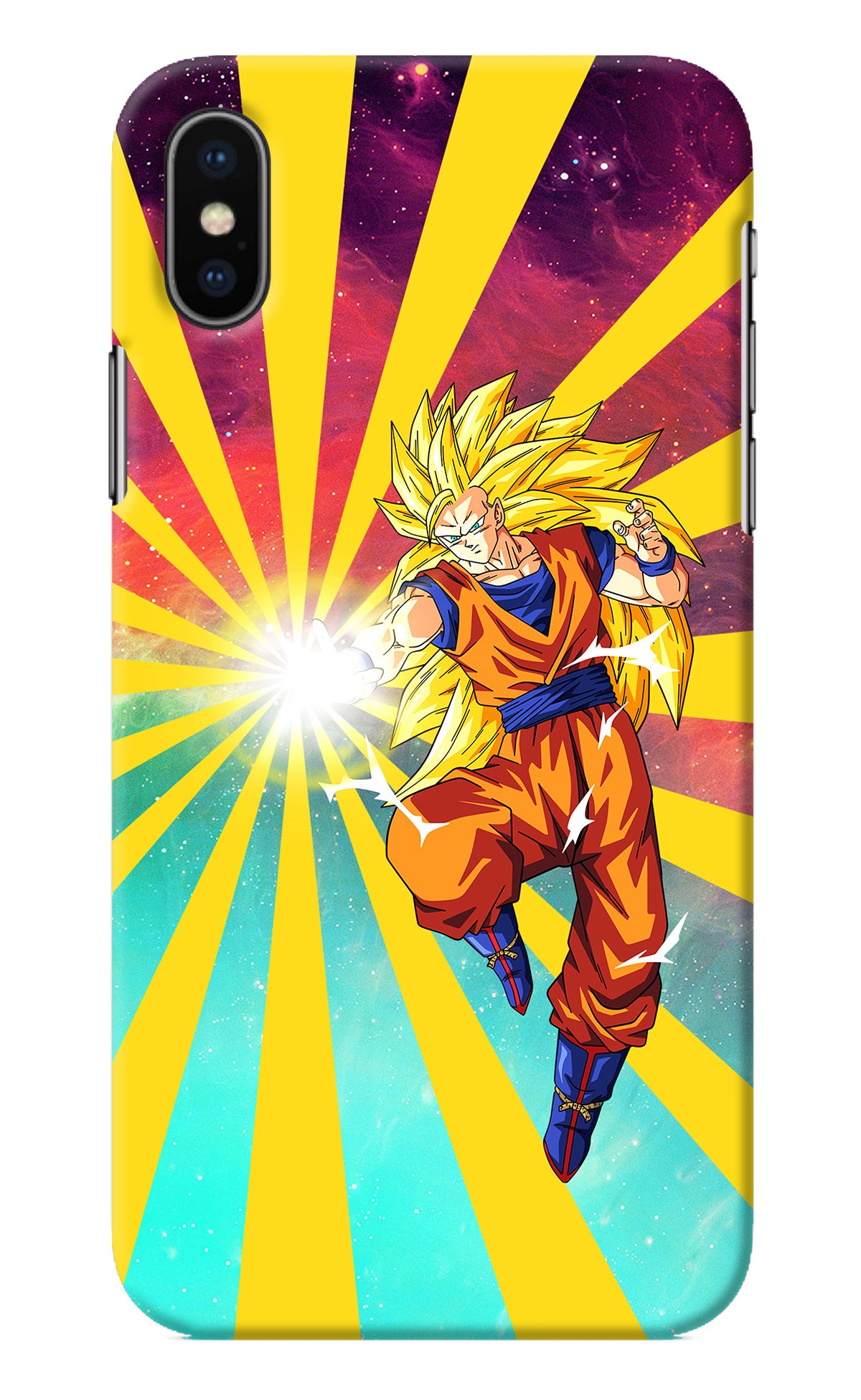 Goku Super Saiyan iPhone X Back Cover