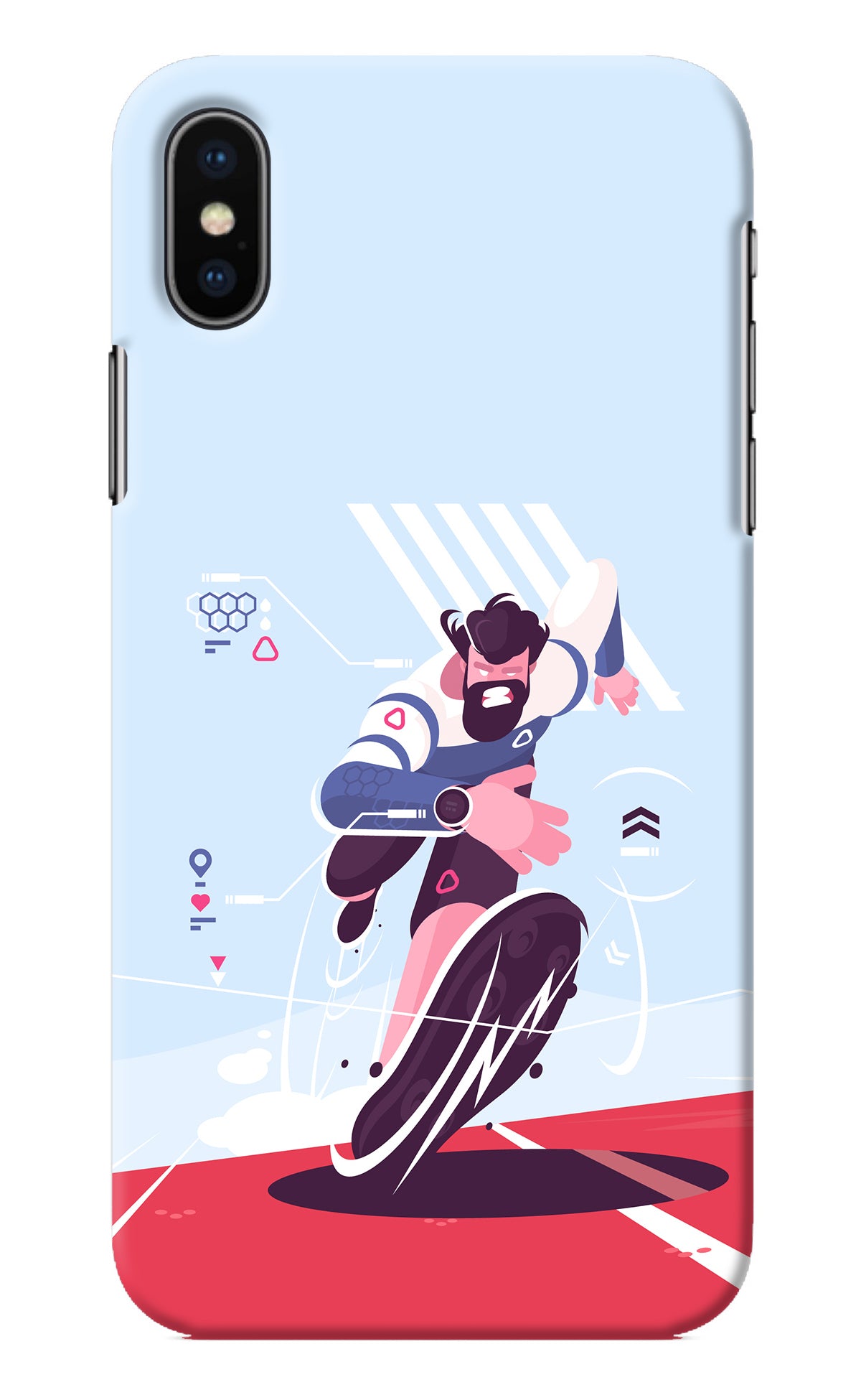 Run Pro iPhone X Back Cover