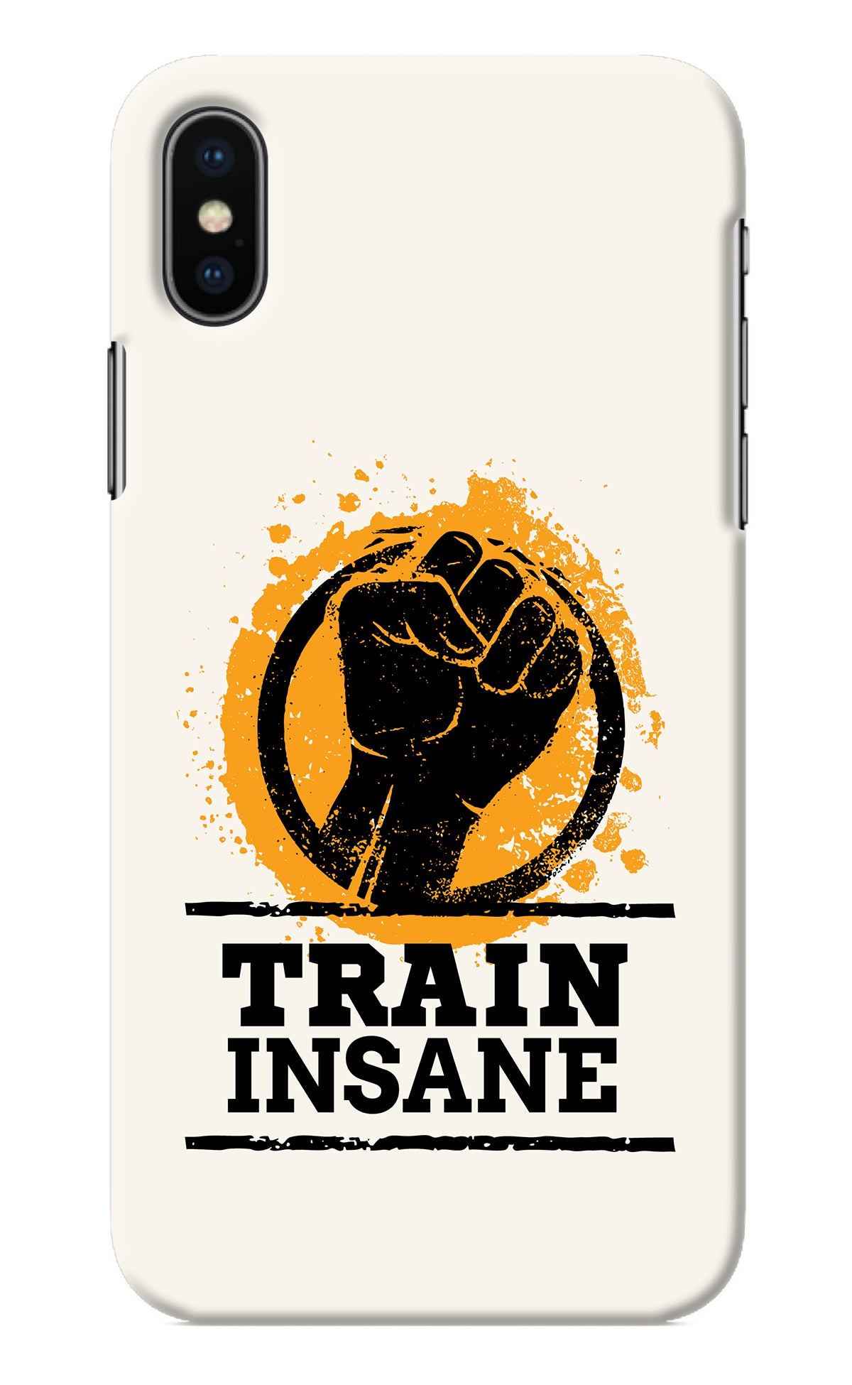 Train Insane iPhone X Back Cover