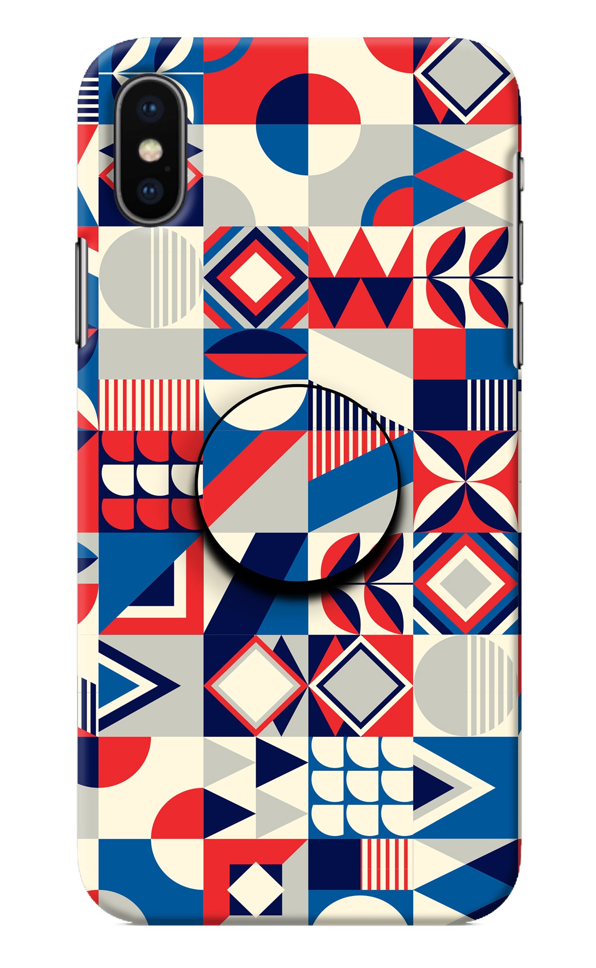 Colorful Pattern iPhone X Pop Case