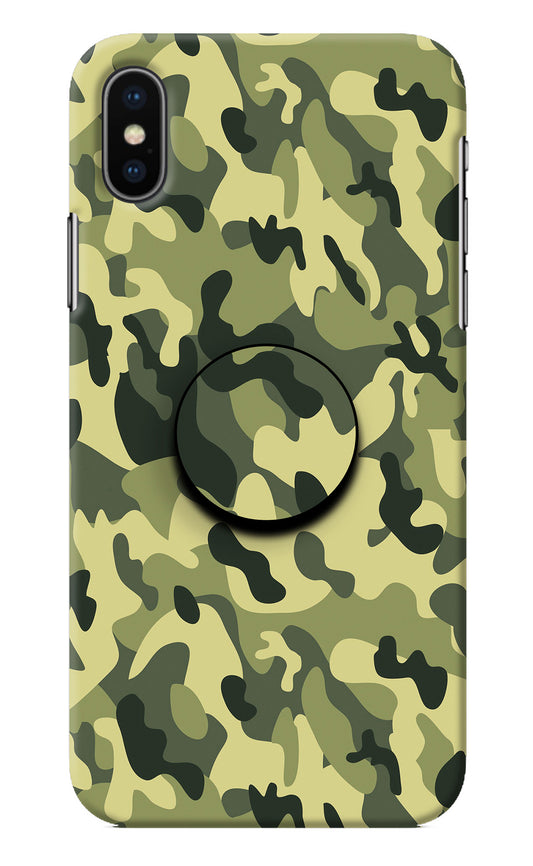 Camouflage iPhone X Pop Case