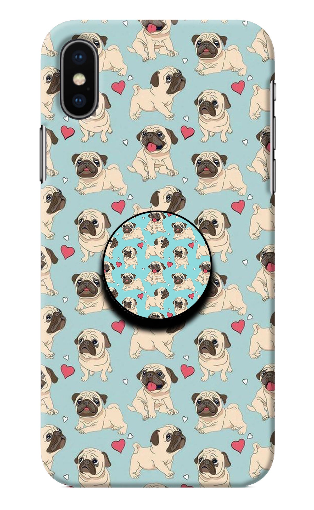 Pug Dog iPhone X Pop Case