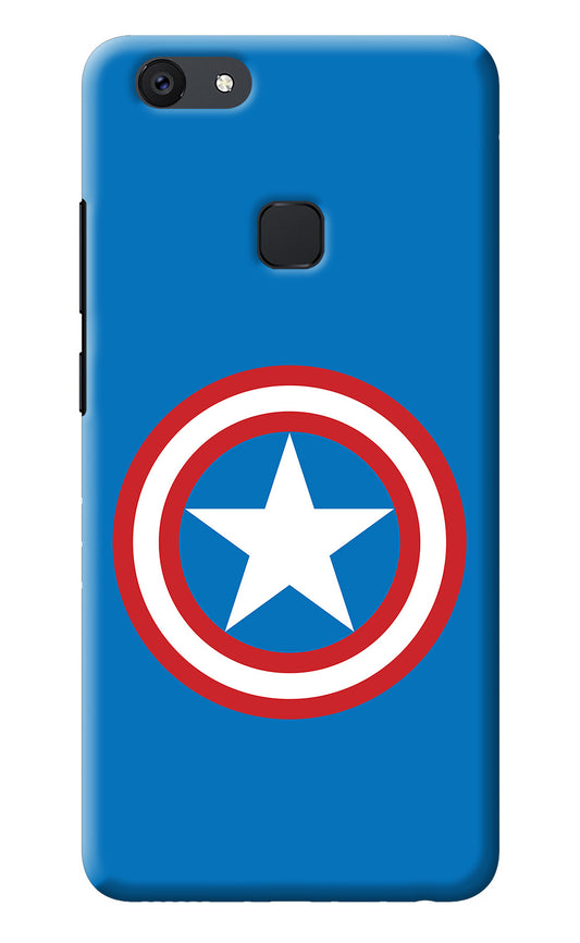 Captain America Logo Vivo V7 Back Cover
