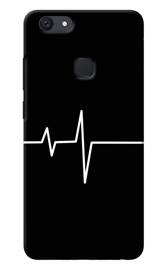 Heart Beats Vivo V7 Back Cover