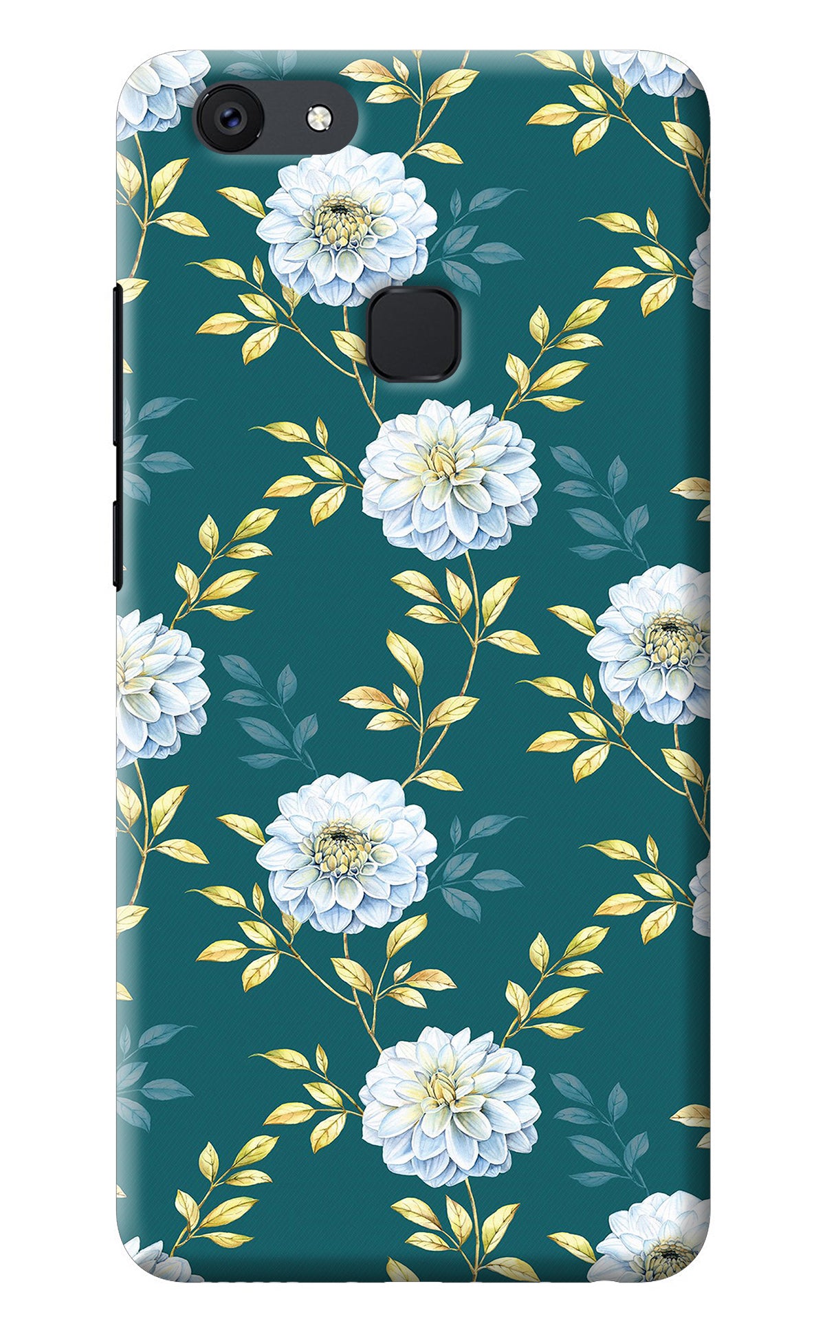 Flowers Vivo V7 Back Cover