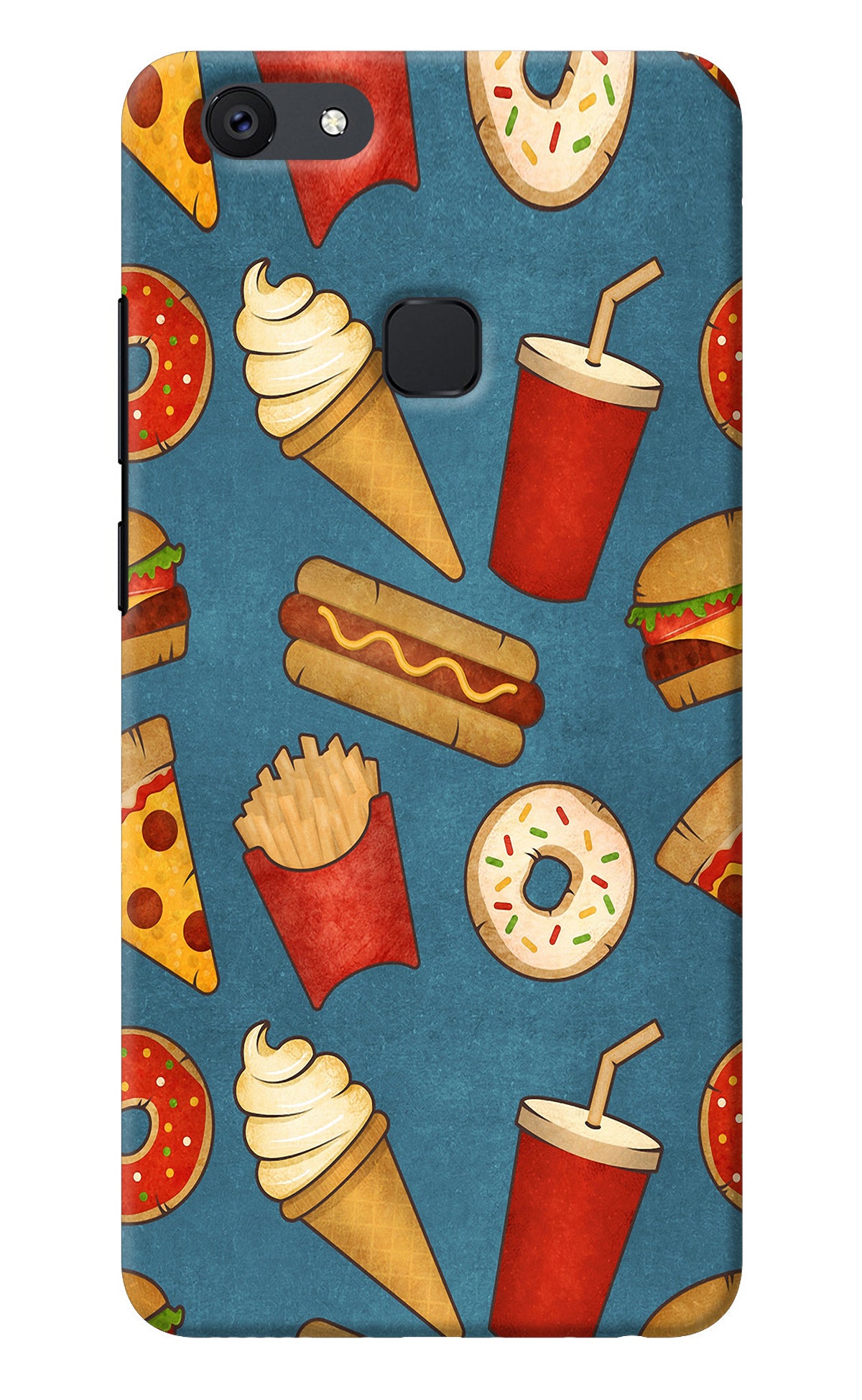 Foodie Vivo V7 Back Cover