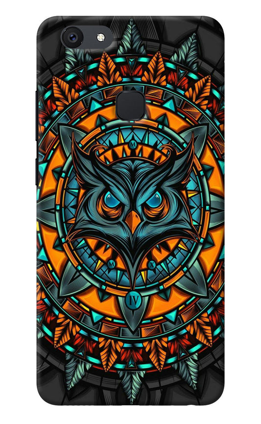 Angry Owl Art Vivo V7 Back Cover