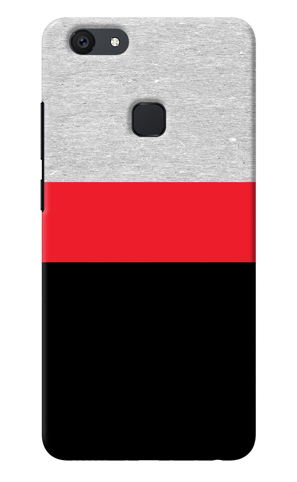 Tri Color Pattern Vivo V7 Back Cover