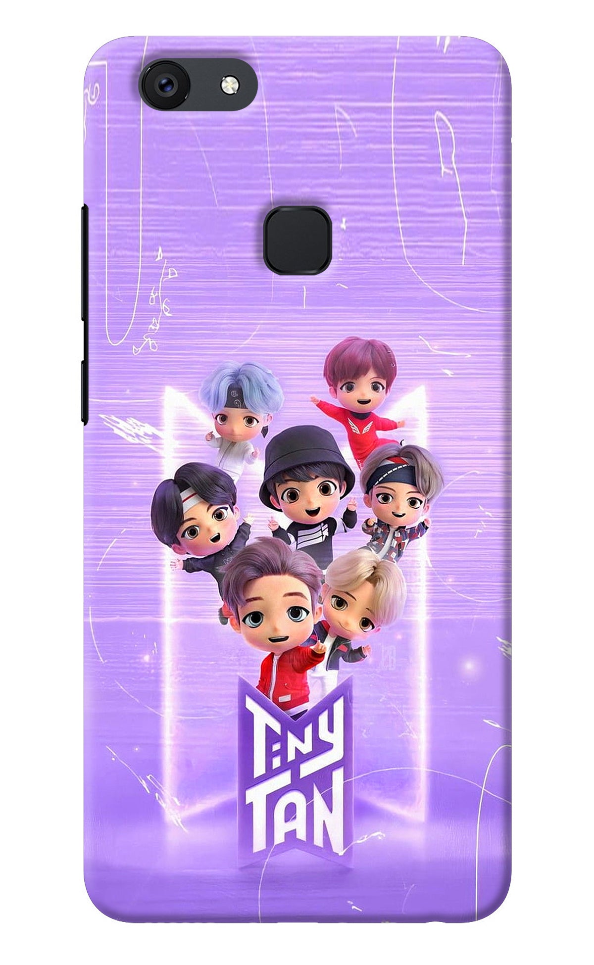 BTS Tiny Tan Vivo V7 Back Cover