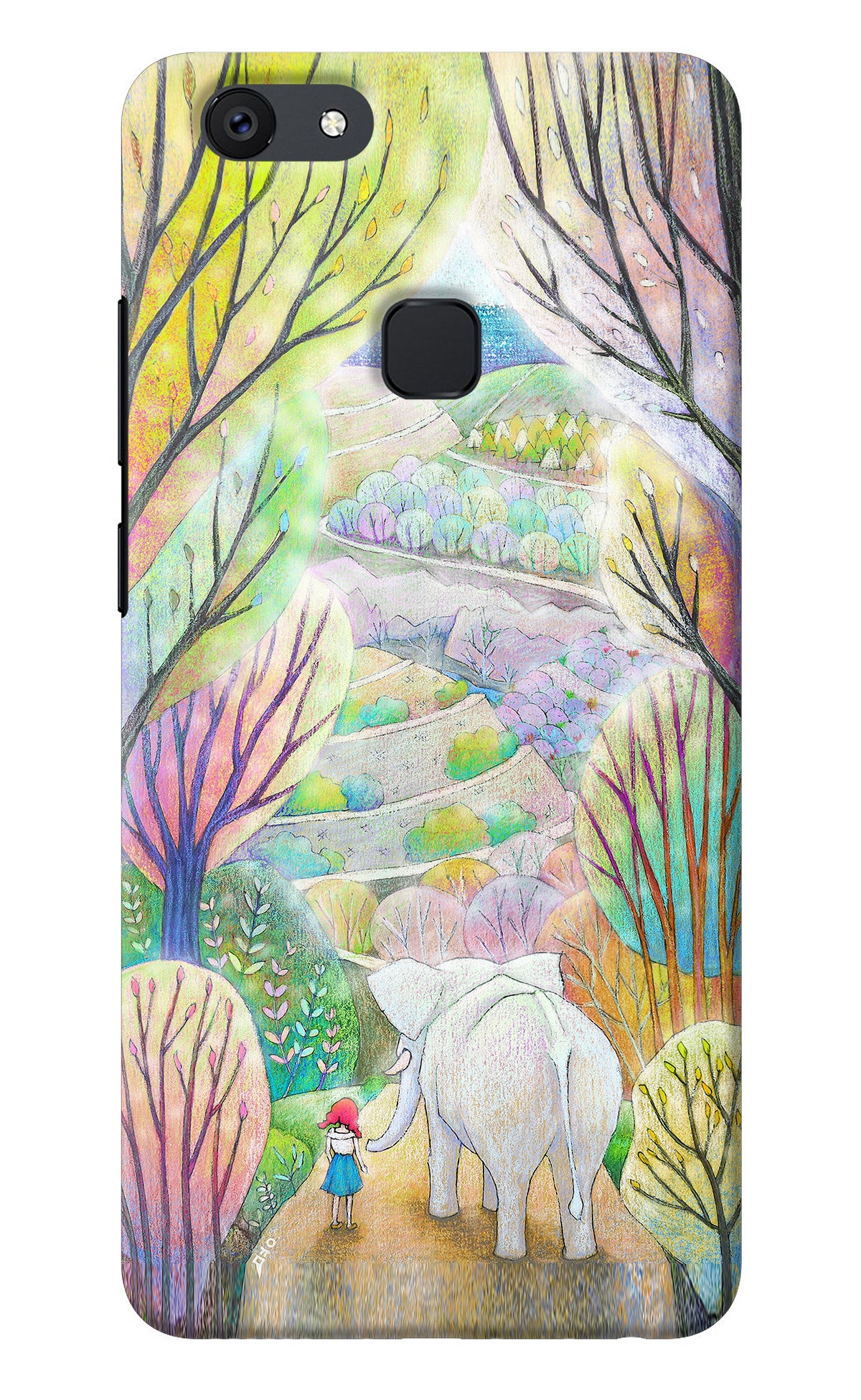 Nature Painting Vivo V7 Back Cover