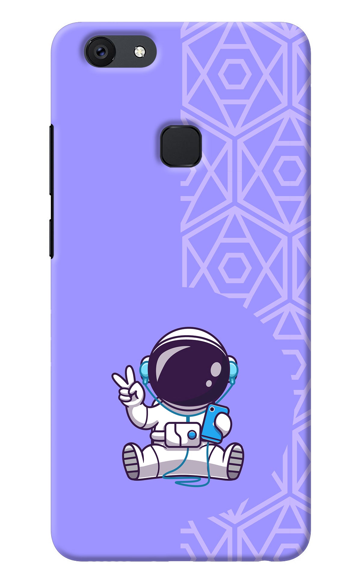 Cute Astronaut Chilling Vivo V7 Back Cover