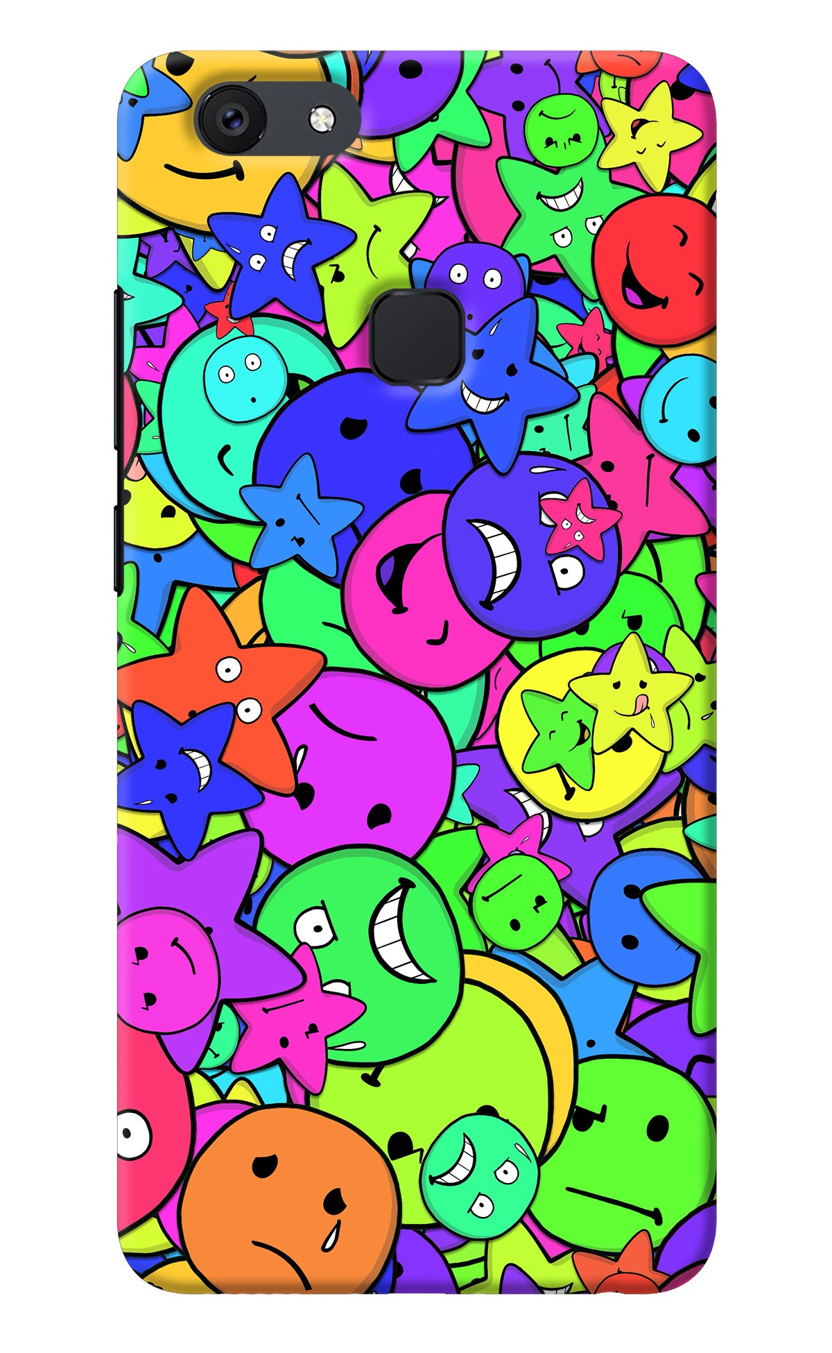 Fun Doodle Vivo V7 Back Cover