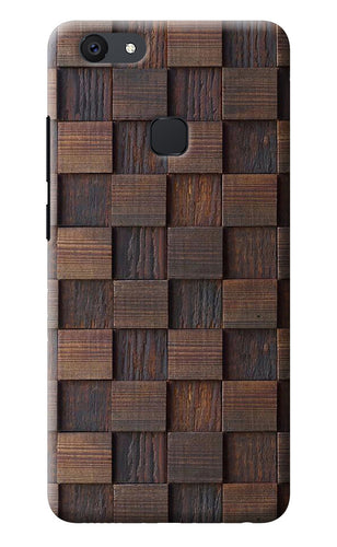 Wooden Cube Design Vivo V7 plus Back Cover