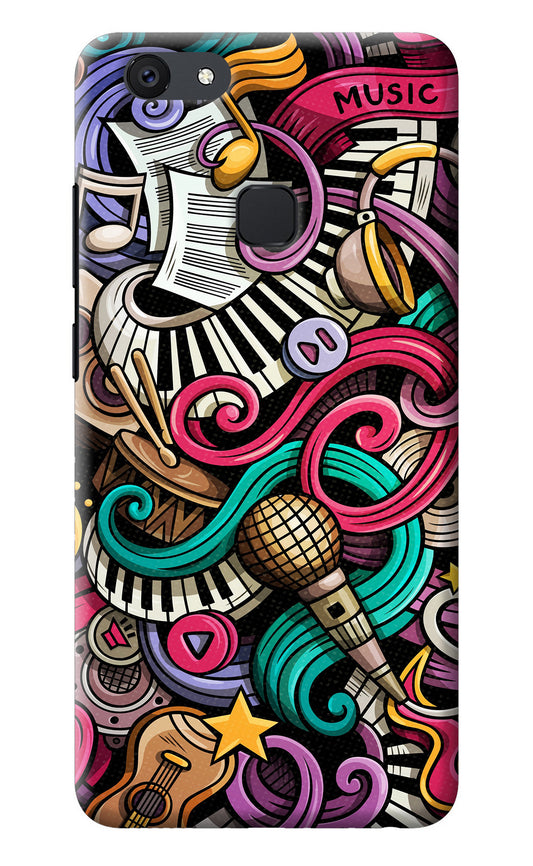 Music Abstract Vivo V7 plus Back Cover