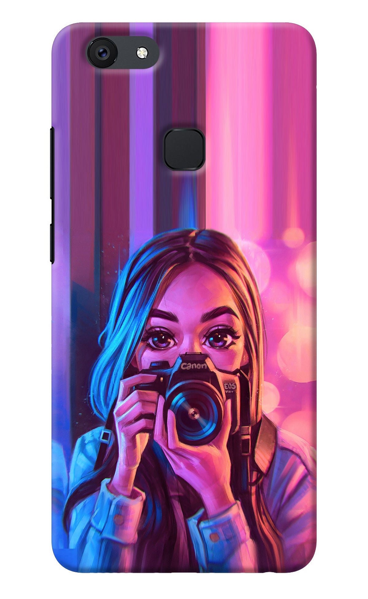 Girl Photographer Vivo V7 plus Back Cover