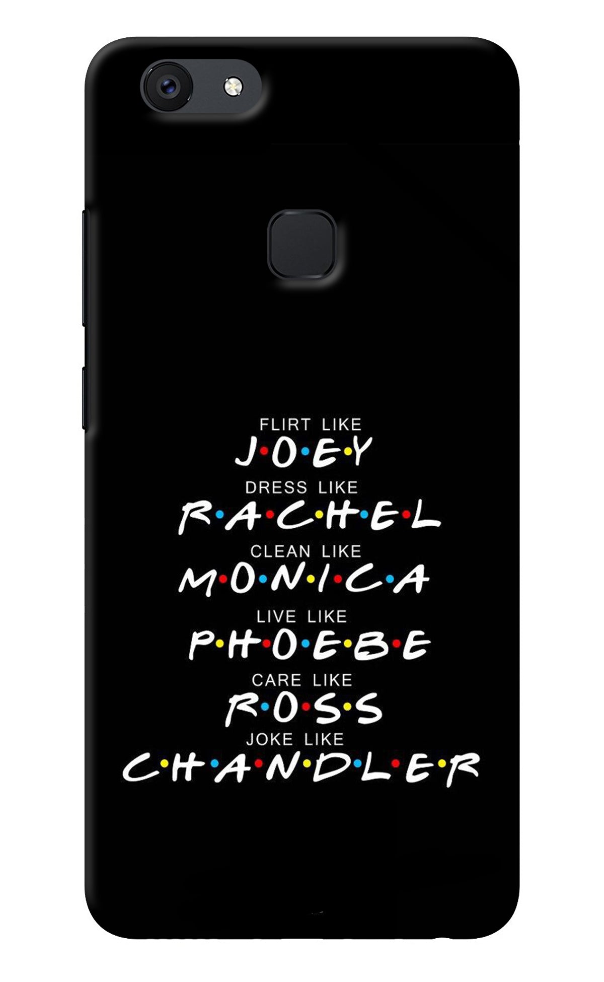 FRIENDS Character Vivo V7 plus Back Cover