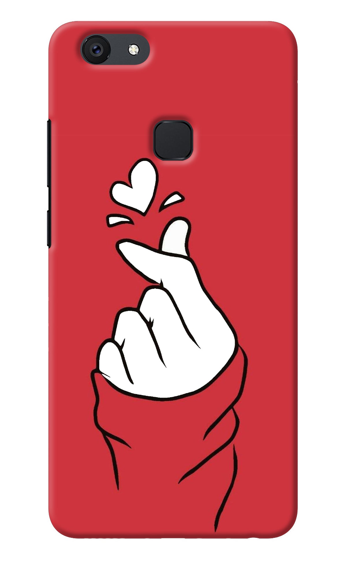 Korean Love Sign Vivo V7 plus Back Cover