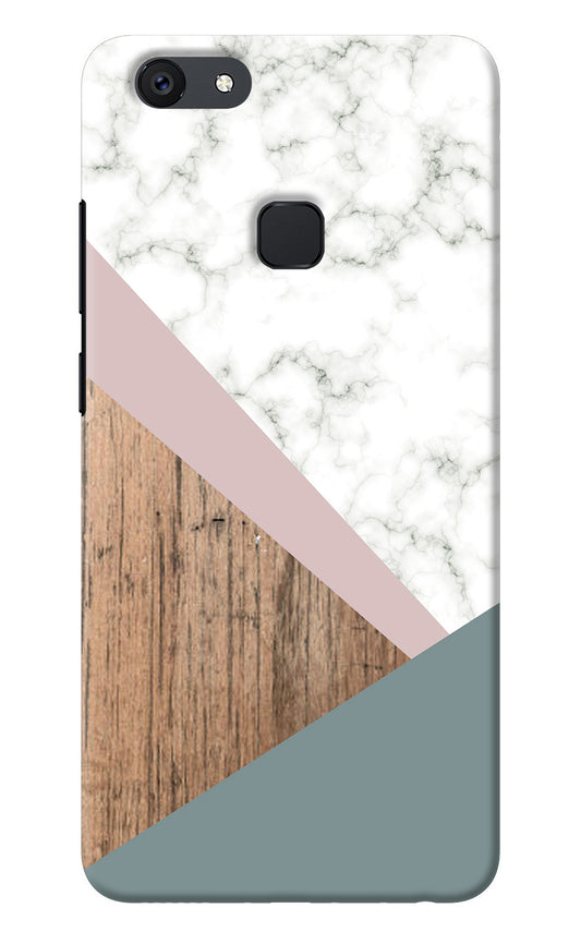 Marble wood Abstract Vivo V7 plus Back Cover