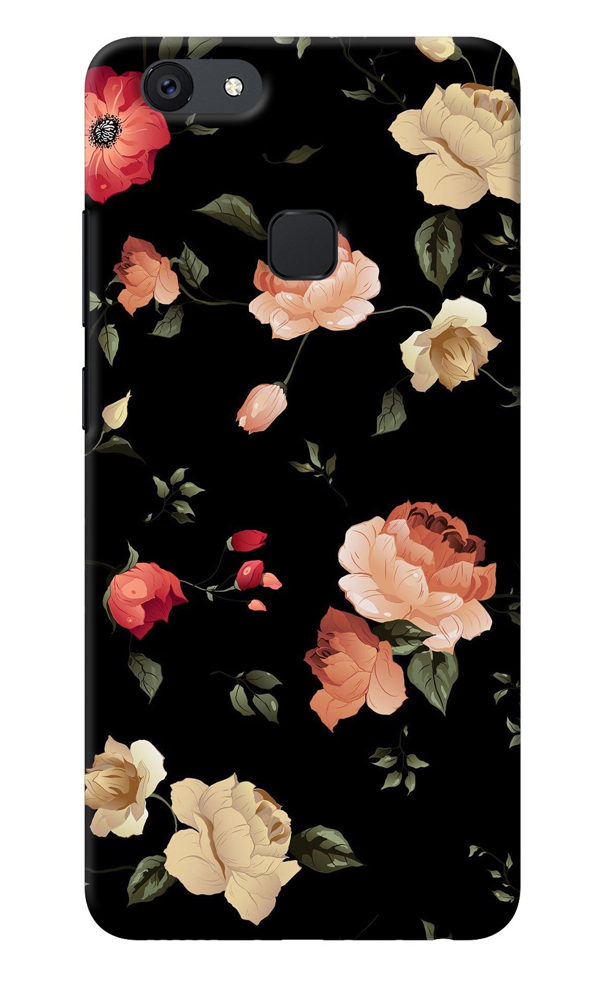 Flowers Vivo V7 plus Back Cover