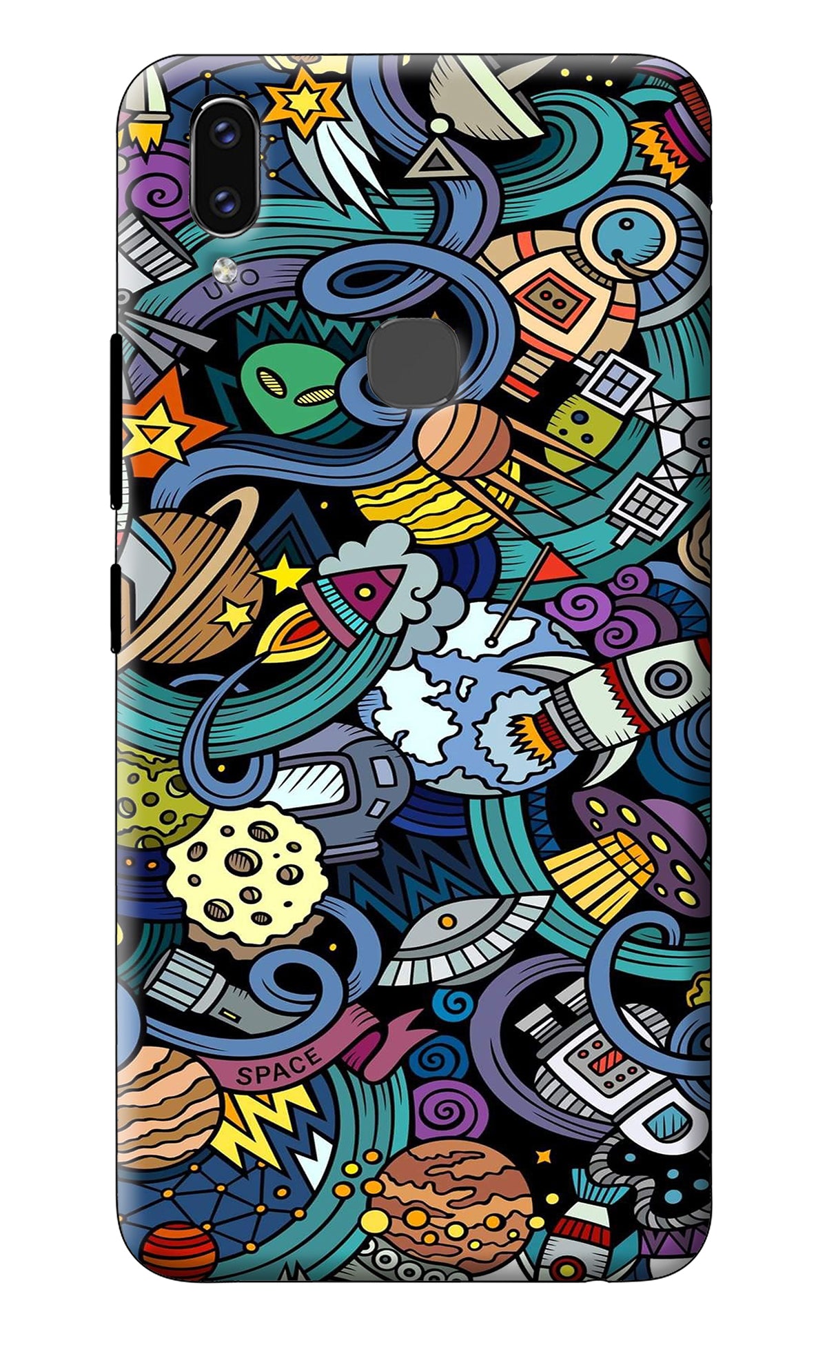 Space Abstract Vivo V9/V9 Pro/V9 Youth Back Cover