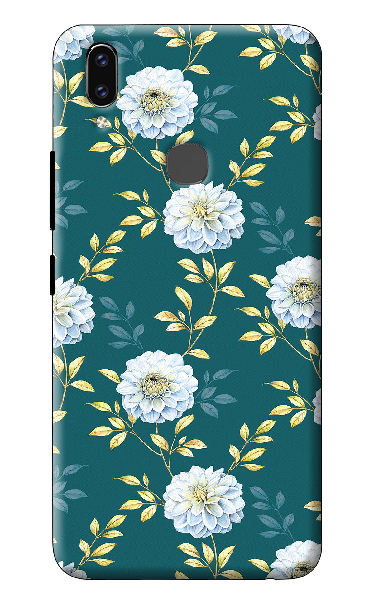 Flowers Vivo V9/V9 Pro/V9 Youth Back Cover