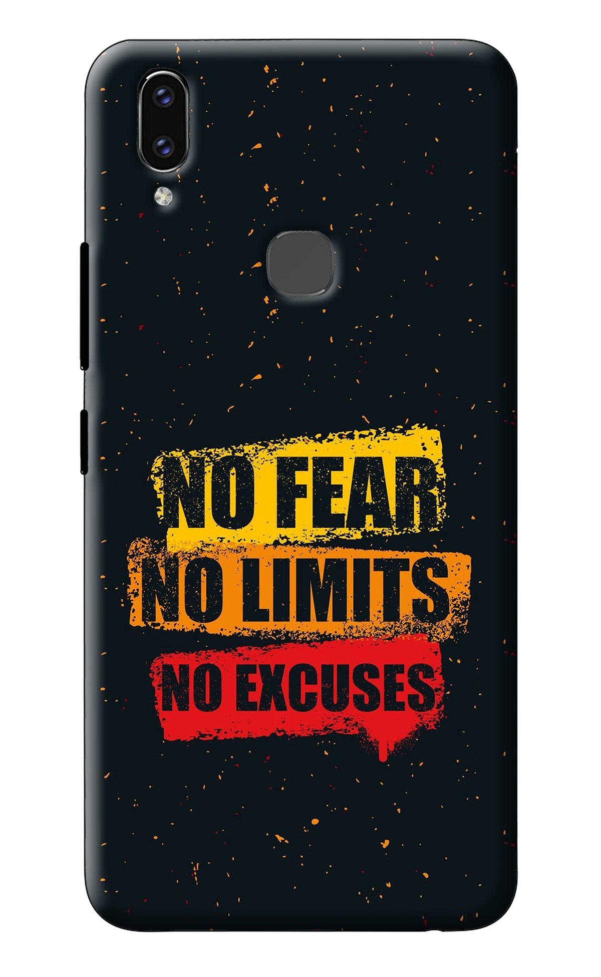 No Fear No Limits No Excuse Vivo V9/V9 Pro/V9 Youth Back Cover