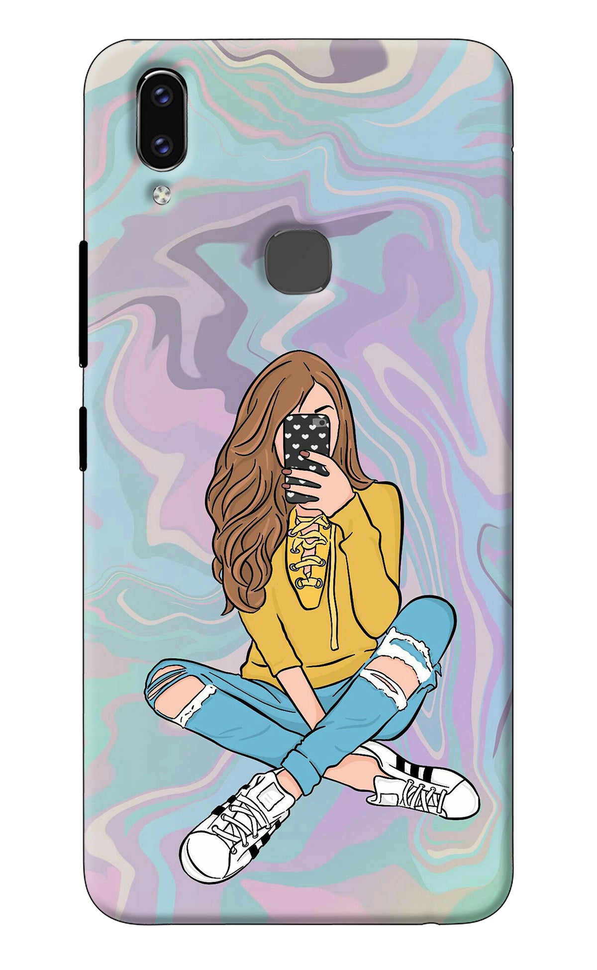 Selfie Girl Vivo V9/V9 Pro/V9 Youth Back Cover