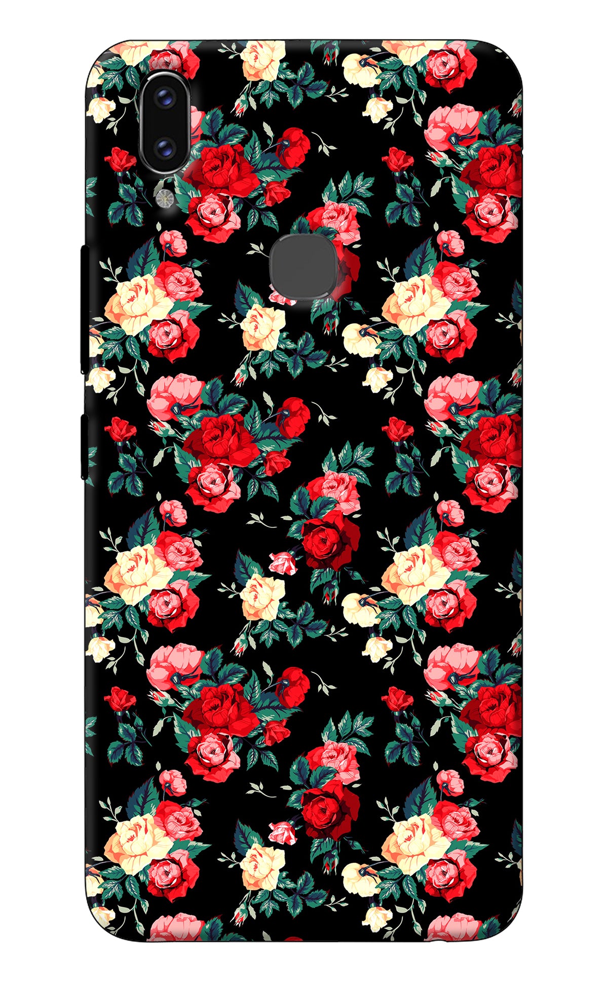 Rose Pattern Vivo V9/V9 Pro/V9 Youth Back Cover