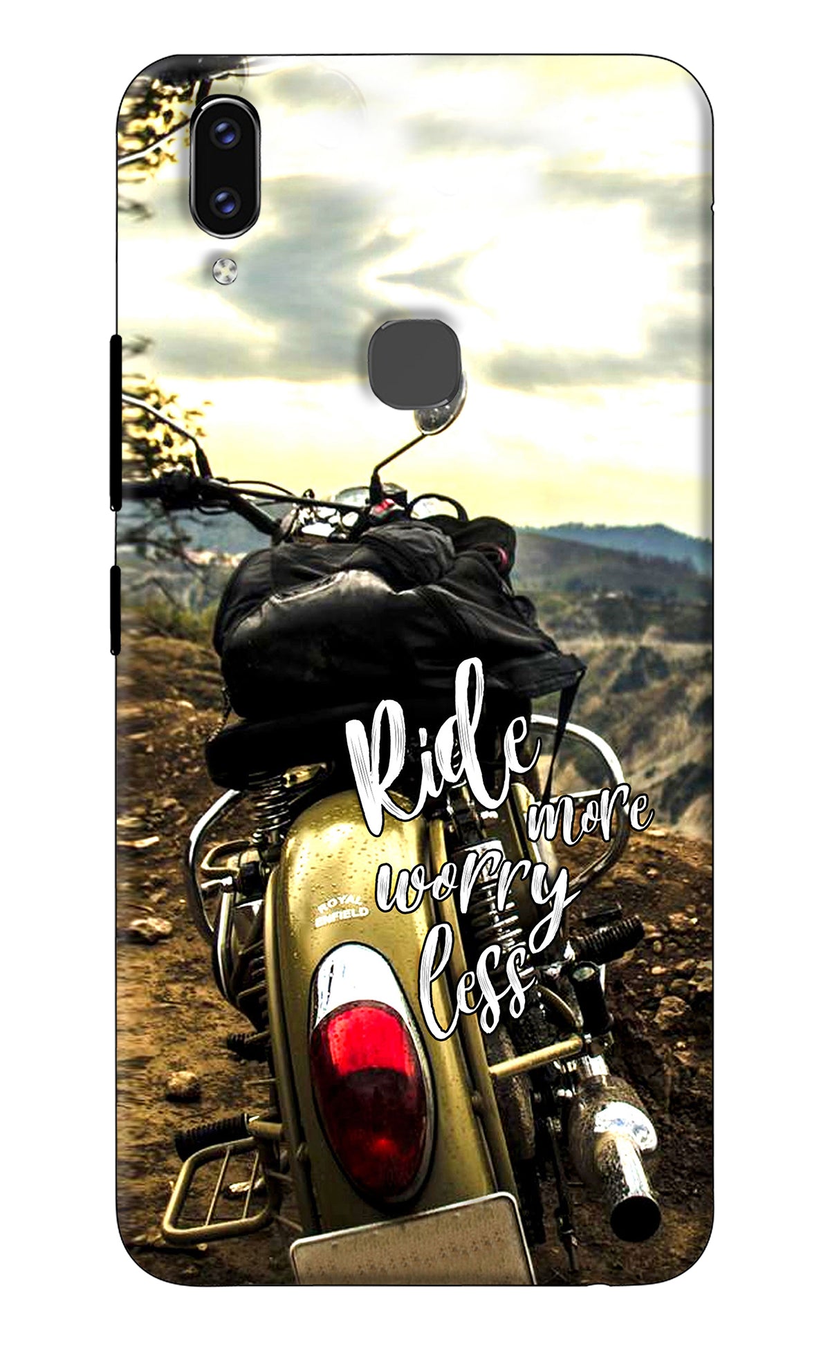 Ride More Worry Less Vivo V9/V9 Pro/V9 Youth Back Cover