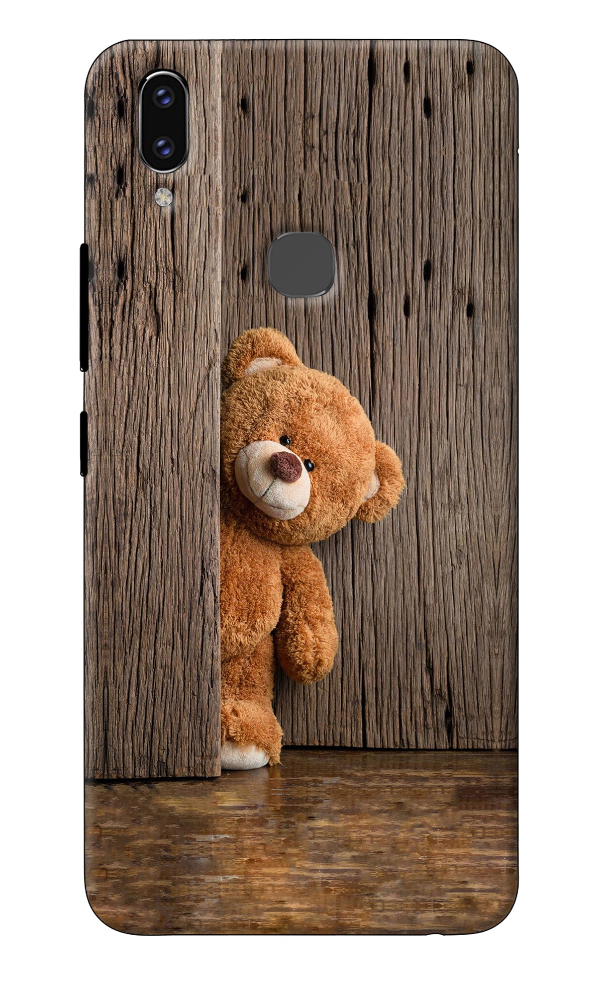 Teddy Wooden Vivo V9/V9 Pro/V9 Youth Back Cover