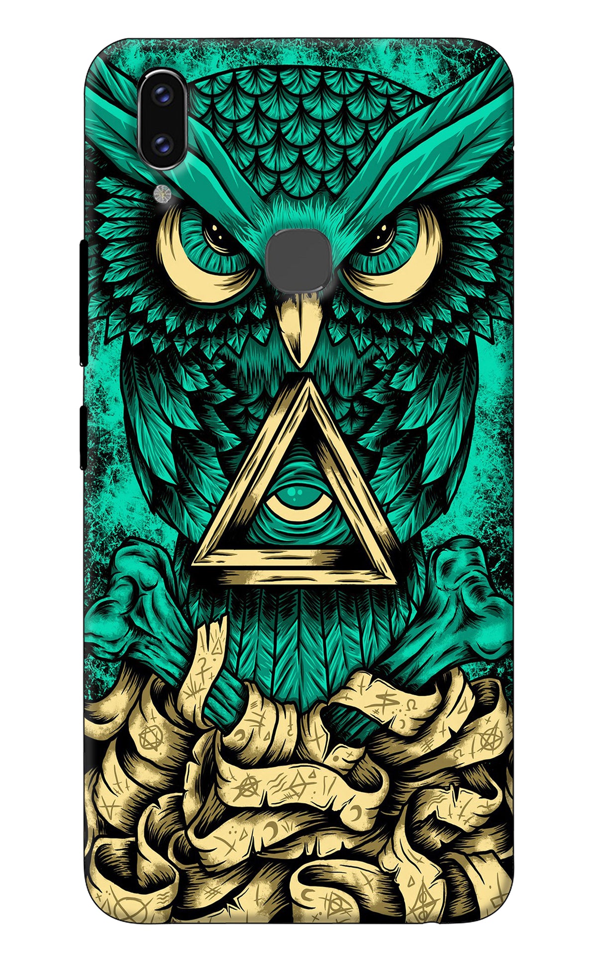 Green Owl Vivo V9/V9 Pro/V9 Youth Back Cover