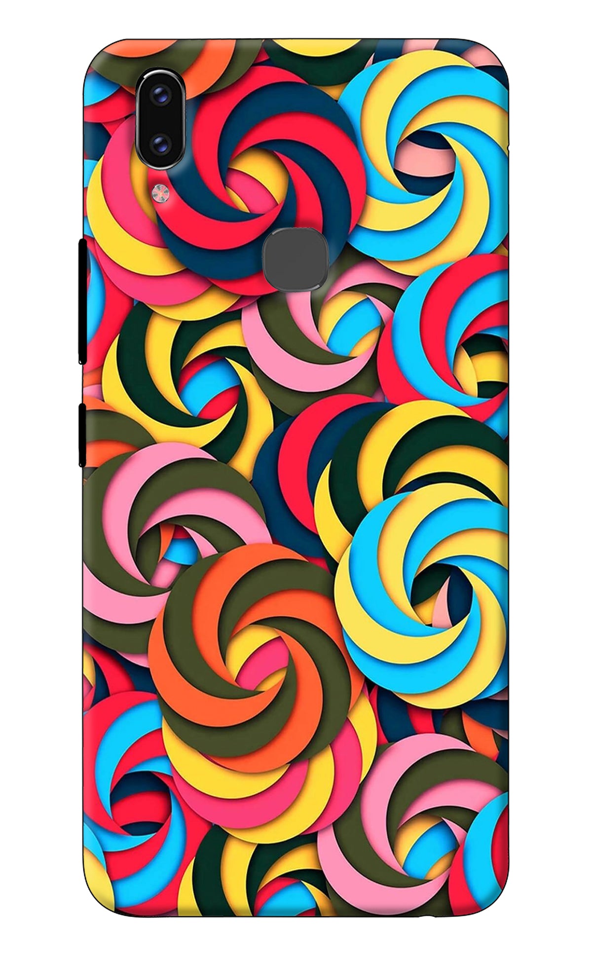 Spiral Pattern Vivo V9/V9 Pro/V9 Youth Back Cover