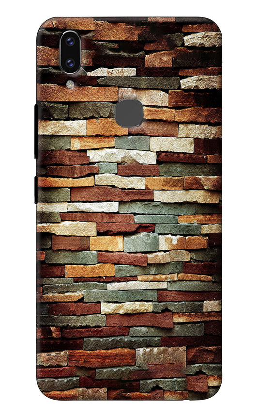 Bricks Pattern Vivo V9/V9 Pro/V9 Youth Back Cover