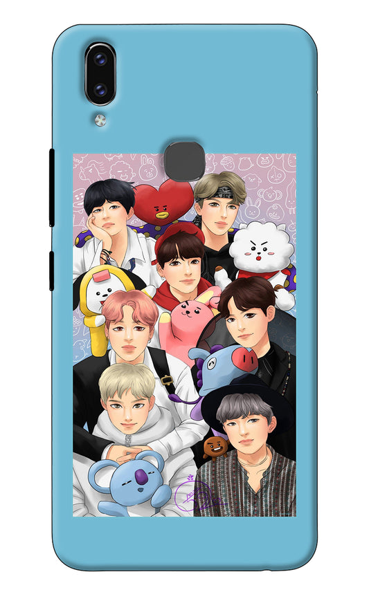 BTS with animals Vivo V9/V9 Pro/V9 Youth Back Cover