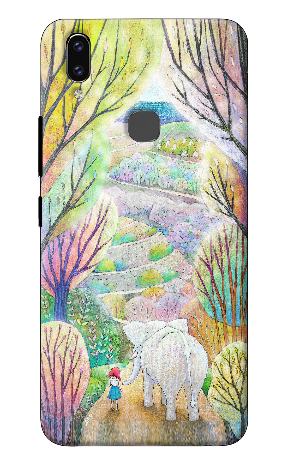 Nature Painting Vivo V9/V9 Pro/V9 Youth Back Cover